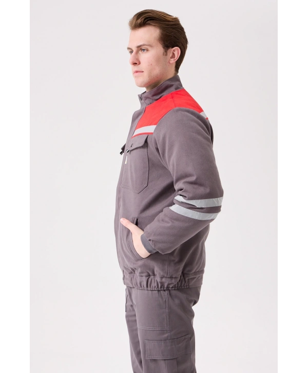 Royal Kışlık Mont İçi Kapitoneli Reflektörlü Sıcak Tutan Dayanıklı İş Montu