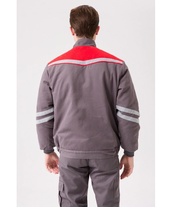 Royal Kışlık Mont İçi Kapitoneli Reflektörlü Sıcak Tutan Dayanıklı İş Montu