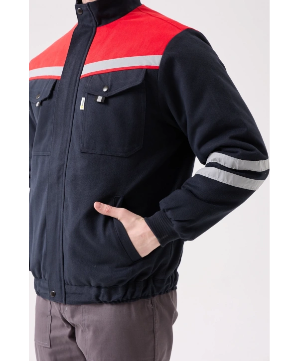 Royal Kışlık Mont İçi Kapitoneli Reflektörlü Sıcak Tutan Dayanıklı İş Montu