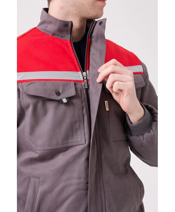 Royal Kışlık Mont İçi Kapitoneli Reflektörlü Sıcak Tutan Dayanıklı İş Montu