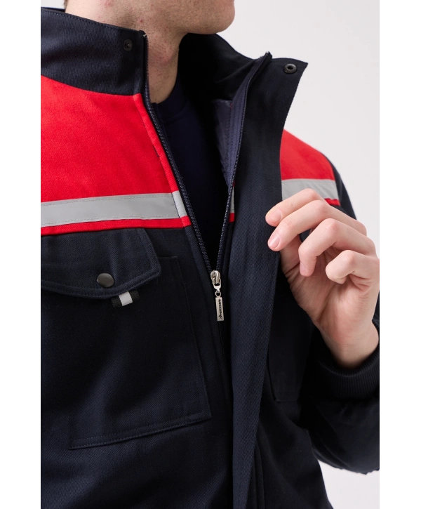 Royal Kışlık Mont İçi Kapitoneli Reflektörlü Sıcak Tutan Dayanıklı İş Montu