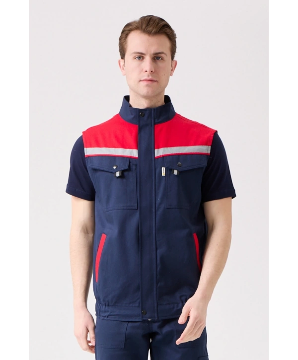 Royal Yazlık İş Yeleği - Hafif, Nefes Alabilir, Reflektörlü Ve Çok Cepli