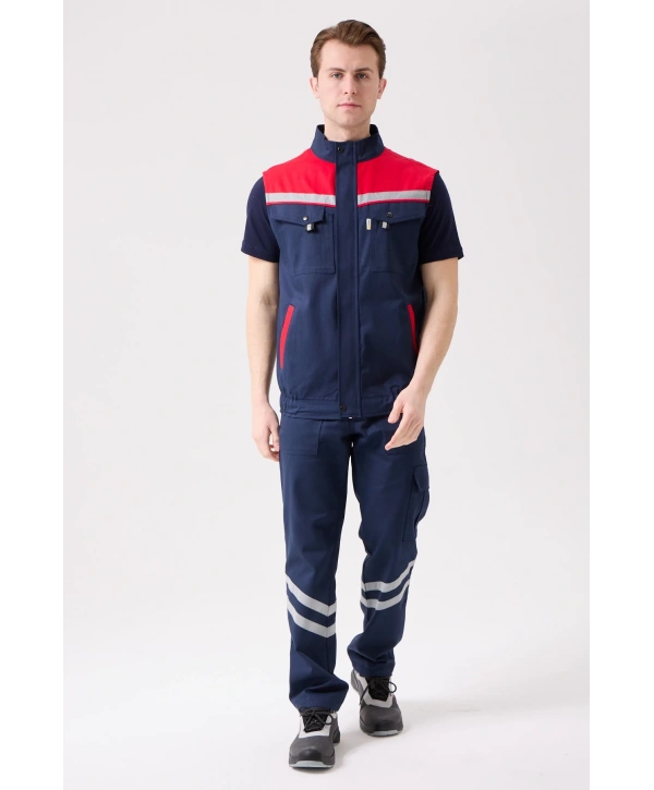 Royal Yazlık İş Yeleği - Hafif, Nefes Alabilir, Reflektörlü Ve Çok Cepli