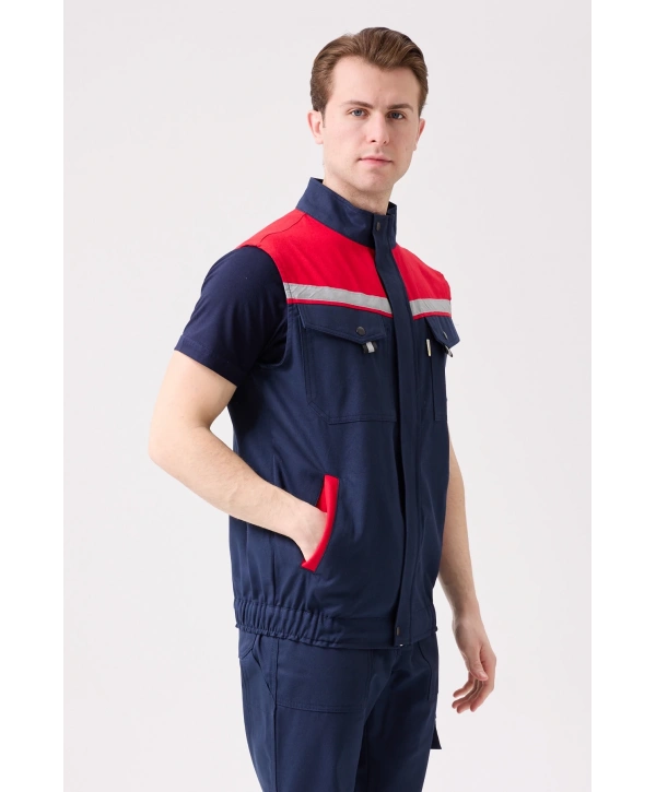 Royal Yazlık İş Yeleği - Hafif, Nefes Alabilir, Reflektörlü Ve Çok Cepli