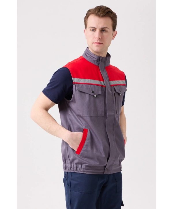 Royal Yazlık İş Yeleği - Hafif, Nefes Alabilir, Reflektörlü Ve Çok Cepli