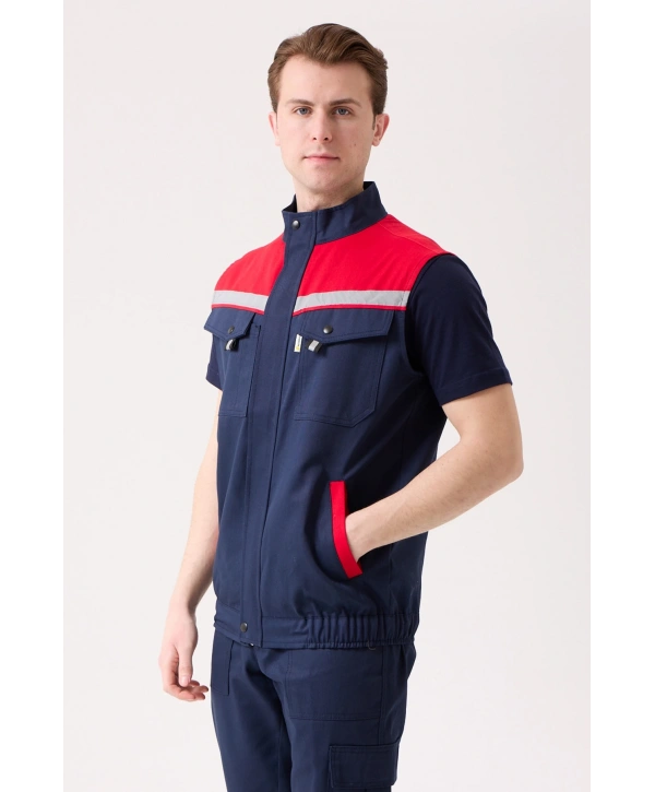 Royal Yazlık İş Yeleği - Hafif, Nefes Alabilir, Reflektörlü Ve Çok Cepli