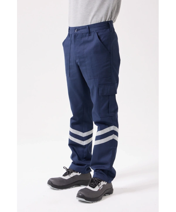 Royal Yazlık Reflektörlü İş Güvenlik Pantolonu 4 Cepli Hafif Ve Dayanıklı