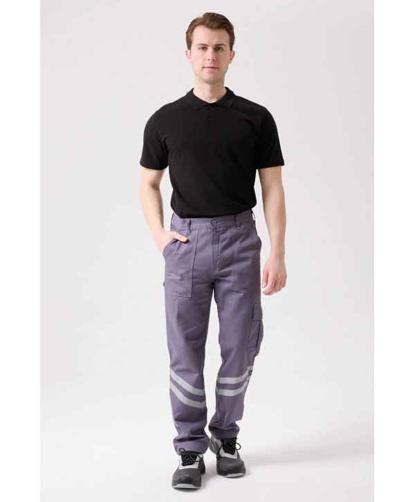 Royal Yazlık Reflektörlü İş Güvenlik Pantolonu 4 Cepli Hafif Ve Dayanıklı