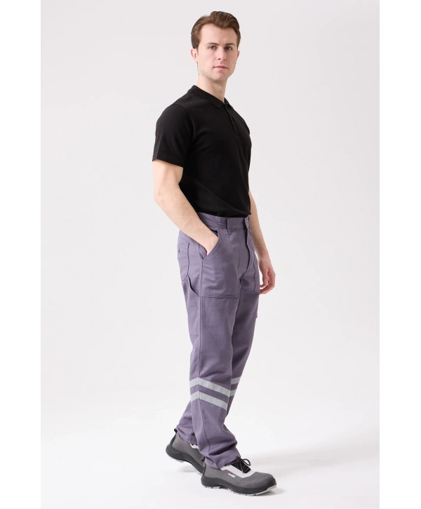 Royal Yazlık Reflektörlü İş Güvenlik Pantolonu 4 Cepli Hafif Ve Dayanıklı