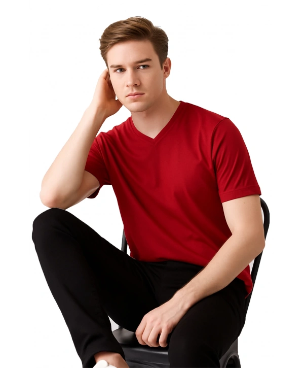 Safe@work V Yaka Kısa Kol İş Tişörtü – Rahat, Nefes Alabilir Ve Çok Renk Seçeneği