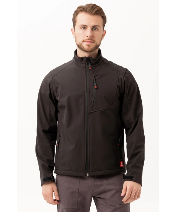 Salina Mont Erkek Su İtici Rüzgar Geçirmez Softshell Kışlık Outdoor Mont