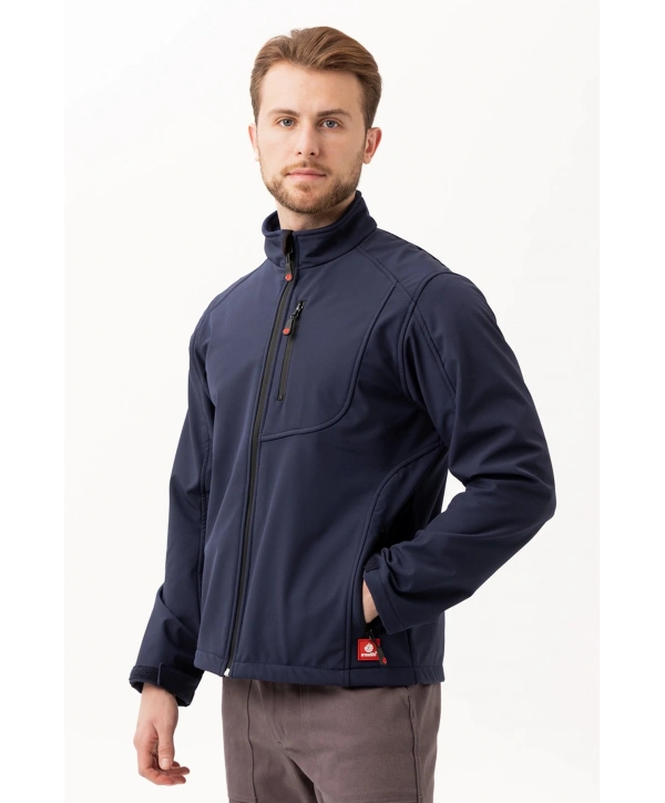 Salina Mont Erkek Su İtici Rüzgar Geçirmez Softshell Kışlık Outdoor Mont