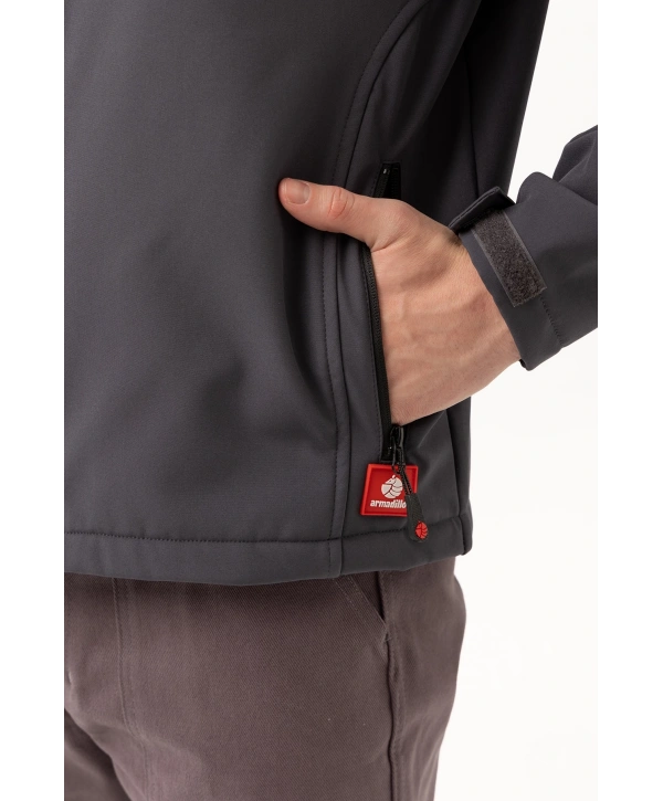 Salina Mont Erkek Su İtici Rüzgar Geçirmez Softshell Kışlık Outdoor Mont