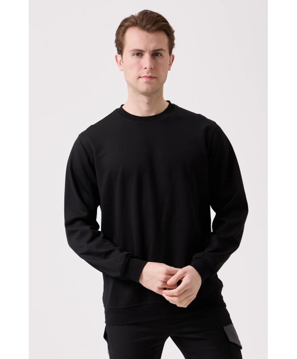 Sanfords O Yaka Sweatshırt – Erkek Basic Sweatshirt