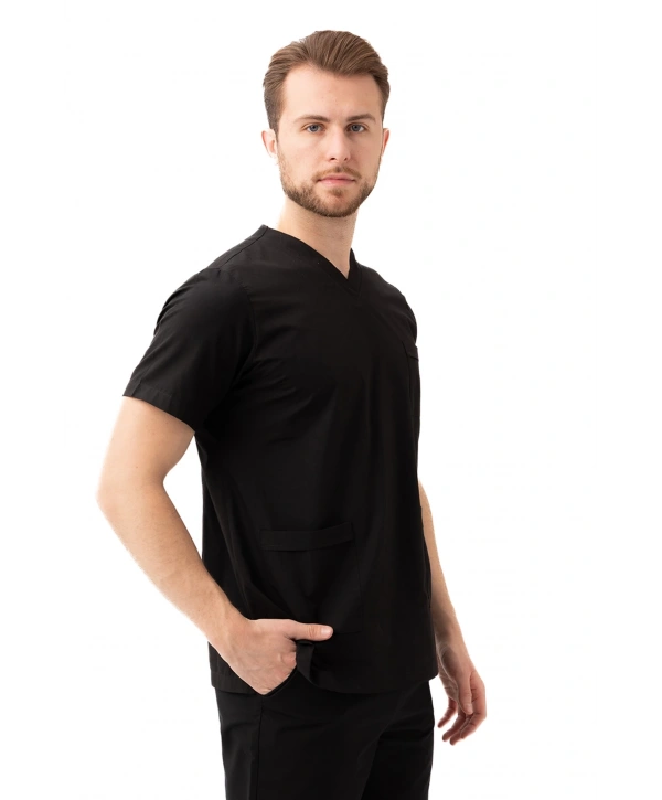 Santolina V Yaka Üniforma - Doktor, Hemşire, Sağlık Çalışanları İçin Rahat Ve Dayanıklı Scrubs