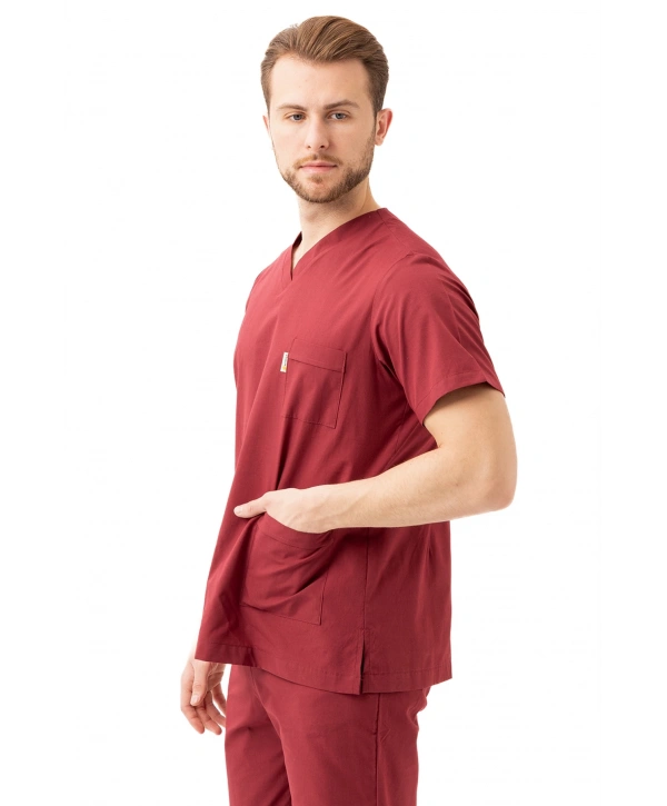 Santolina V Yaka Üniforma - Doktor, Hemşire, Sağlık Çalışanları İçin Rahat Ve Dayanıklı Scrubs