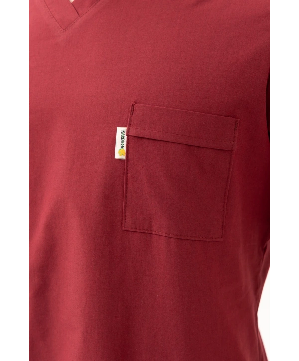 Santolina V Yaka Üniforma - Doktor, Hemşire, Sağlık Çalışanları İçin Rahat Ve Dayanıklı Scrubs