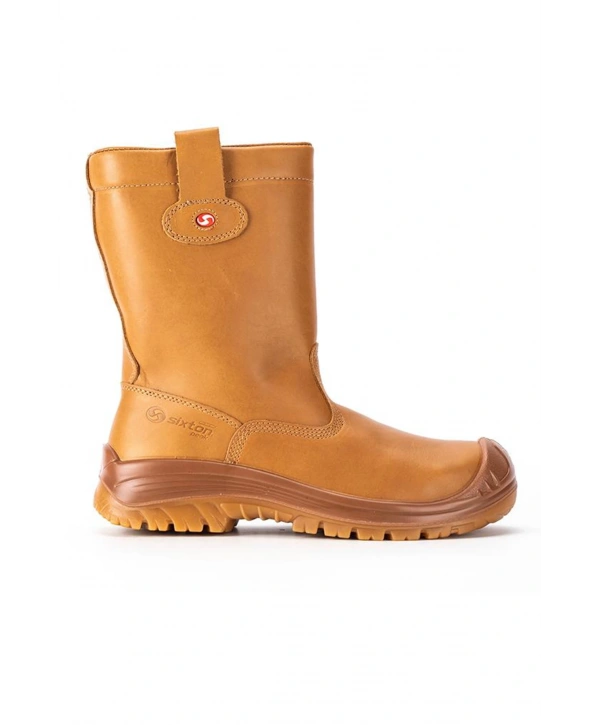 Sixton Montana 81156-07l S3 Kompozit Burunlu İçi Tüylü Deri İş Botu Kahverengi Src