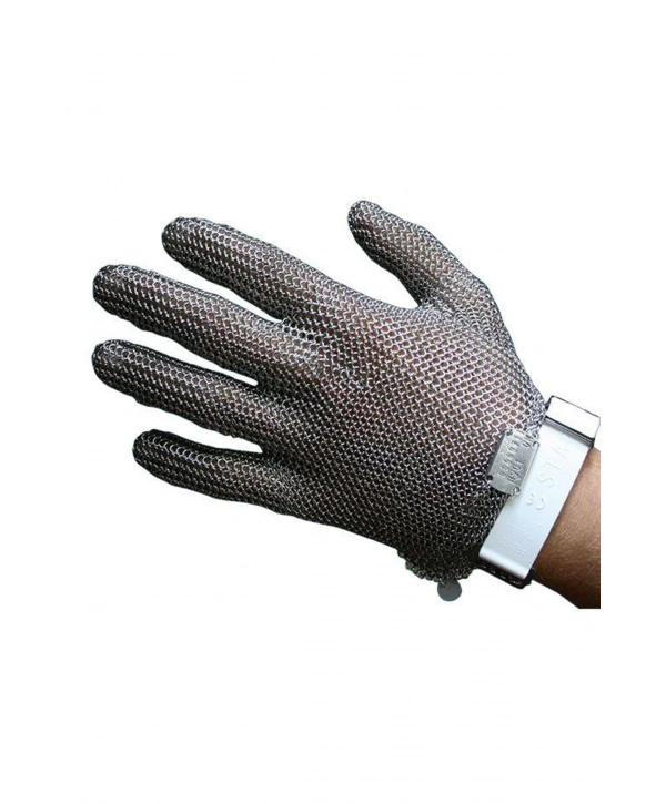 Starline Çelik Örgülü 5 Parmak Kesilmeye Dayanıklı Güvenlik Eldiveni