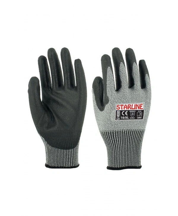 Starline E-145505 Kesilmeye Dirençli Poliüretan Kaplamalı İş Eldiveni