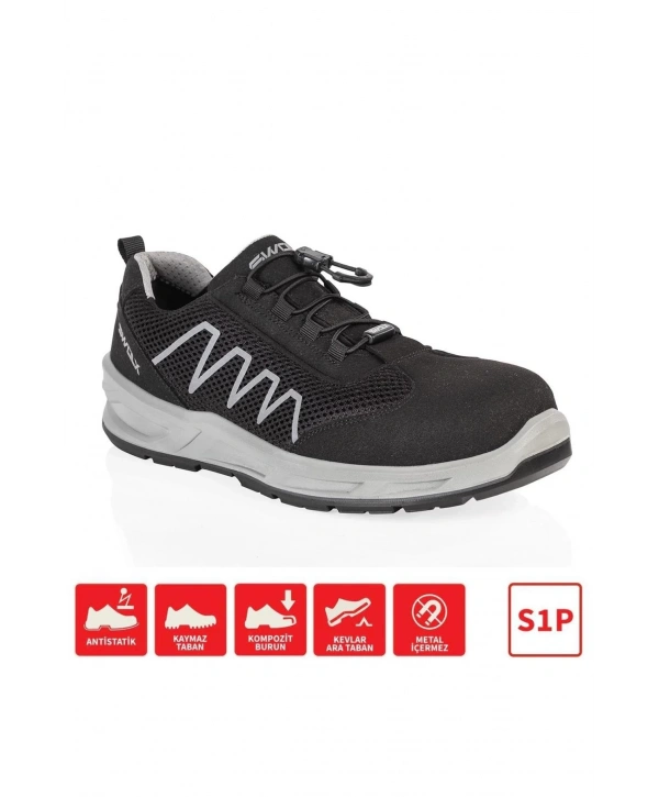 Swolx Aır-x 110 S1p Çelik Burunlu Hafif Nefes Alabilir İş Ayakkabısı