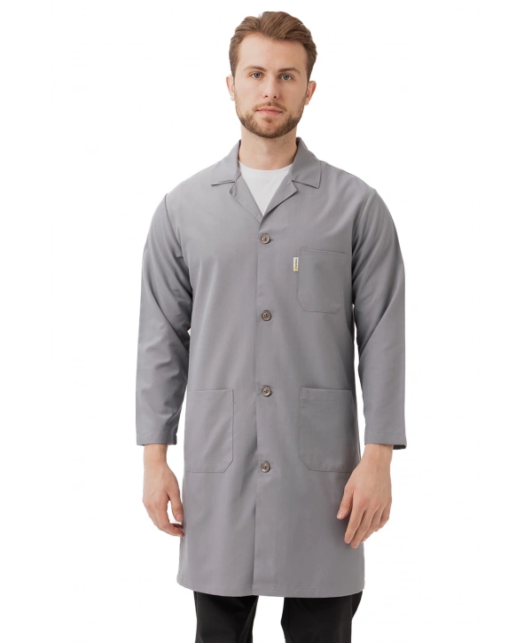 Vanessa Erkek Önlük Klasik Yaka Uzun Kollu Dayanıklı Ve Rahat İş Önlüğü