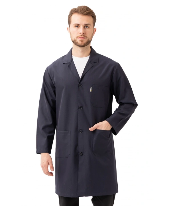 Vanessa Erkek Önlük Klasik Yaka Uzun Kollu Dayanıklı Ve Rahat İş Önlüğü