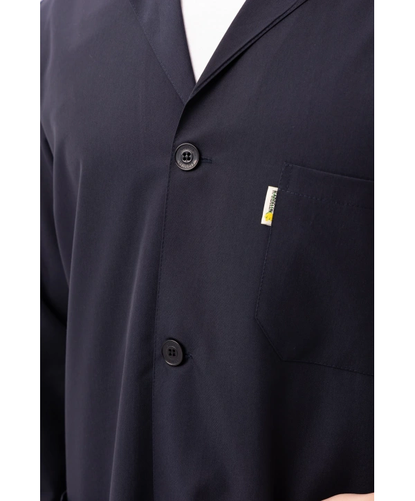 Vanessa Erkek Önlük Klasik Yaka Uzun Kollu Dayanıklı Ve Rahat İş Önlüğü