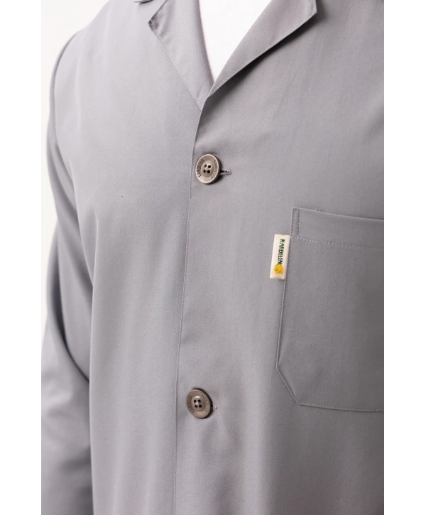 Vanessa Erkek Önlük Klasik Yaka Uzun Kollu Dayanıklı Ve Rahat İş Önlüğü