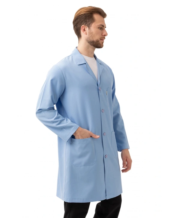 Vanessa Erkek Önlük Klasik Yaka Uzun Kollu Dayanıklı Ve Rahat İş Önlüğü