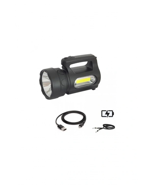 Watton Wt-613 900 Lümen Şarjlı Uzun Menzilli El Feneri