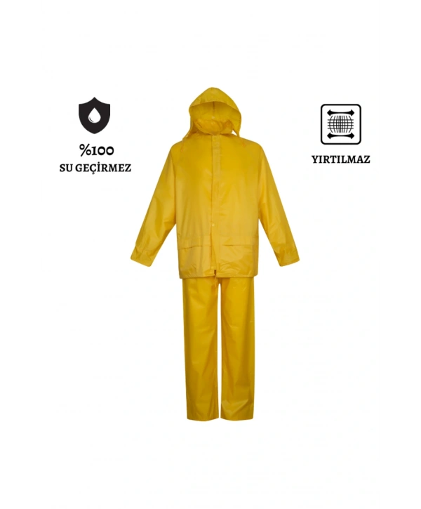 Yağmurluk Takım: İthal Kaliteli - İmperteks Sarı