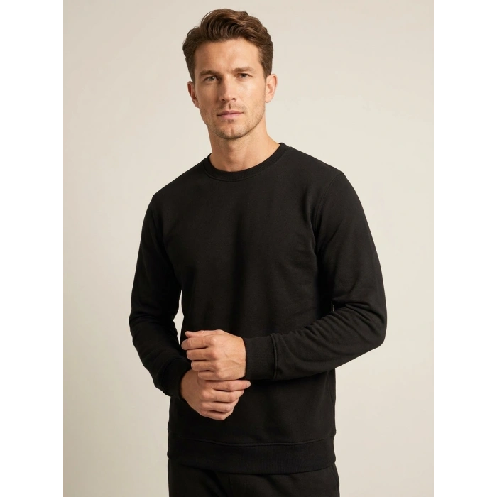 Sanfords Erkek O Yaka Sweatshirt | %82 Pamuk, 3 İplik, OEKO-TEX Sertifikalı