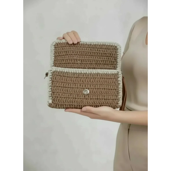 Koton İp Clutch Çanta