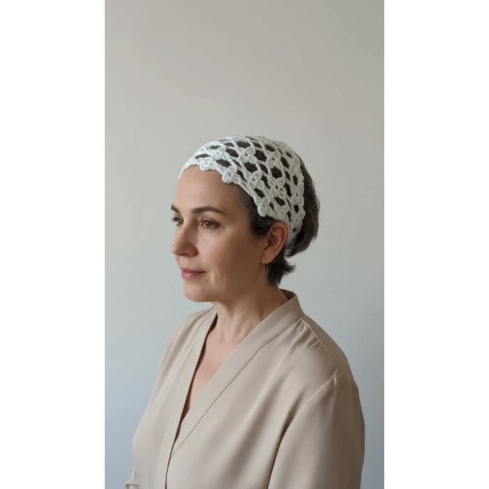 El Yapımı Örgü Saç Bandanası