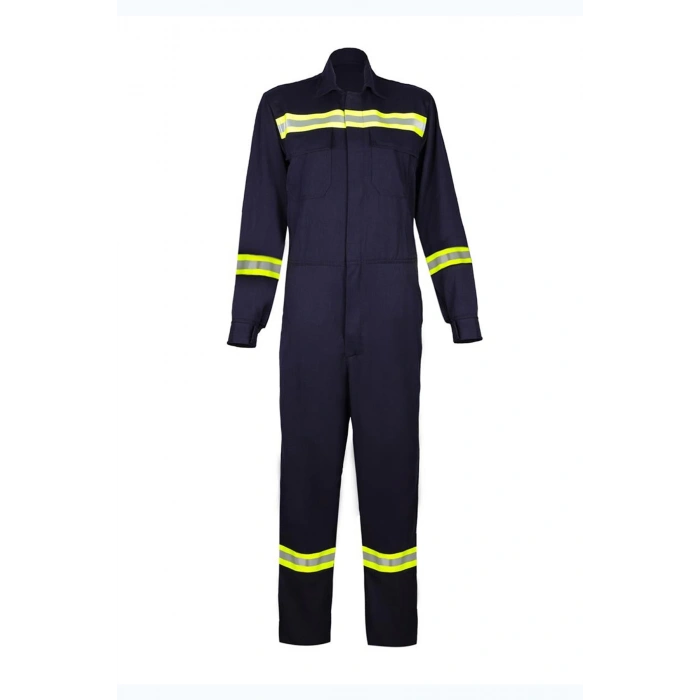 Alev Almaz Tulum Reflektörlü Koruyucu İş Tulumu Antistatik Yüksek Risk Alanlarına Uygun