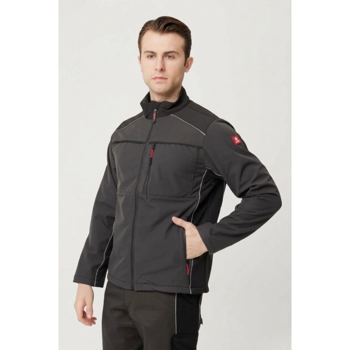 Allium Softshell Mont Suya Dayanıklı Rüzgar Kesici Termal İç Astarlı