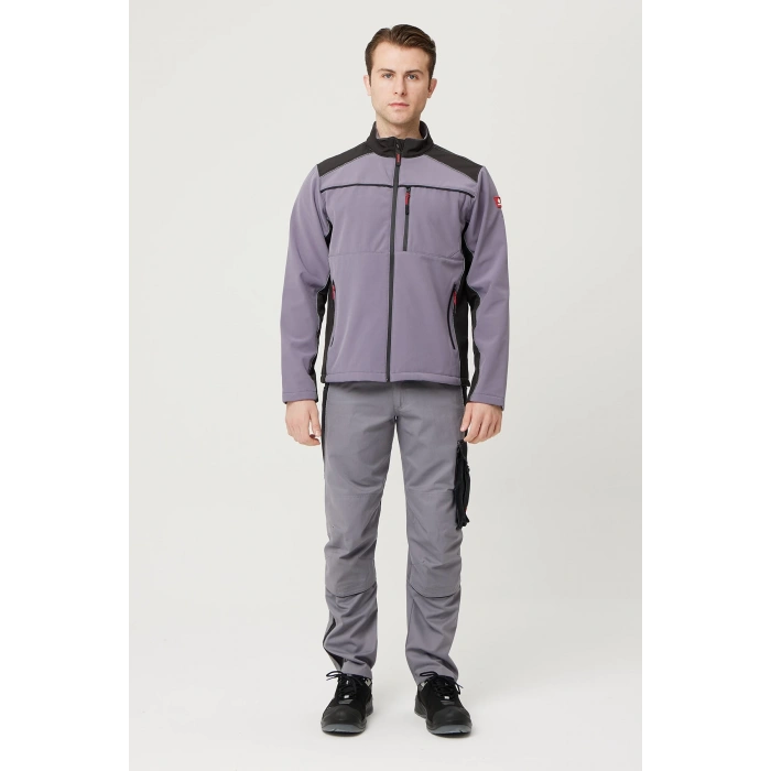 Allium Softshell Mont Suya Dayanıklı Rüzgar Kesici Termal İç Astarlı