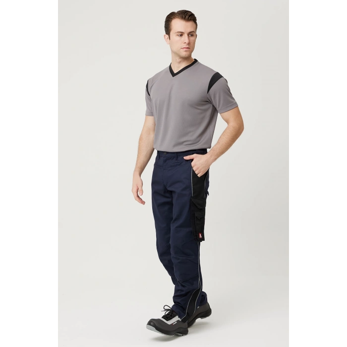 Allium Trousers Lacivert-siyah