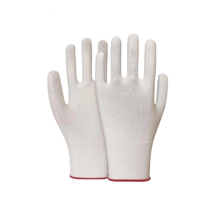 Beybi Polyester Örgü Kasiyer Eldiveni 5 Çift Hafif Ve Esnek Koruyucu İş Eldiveni