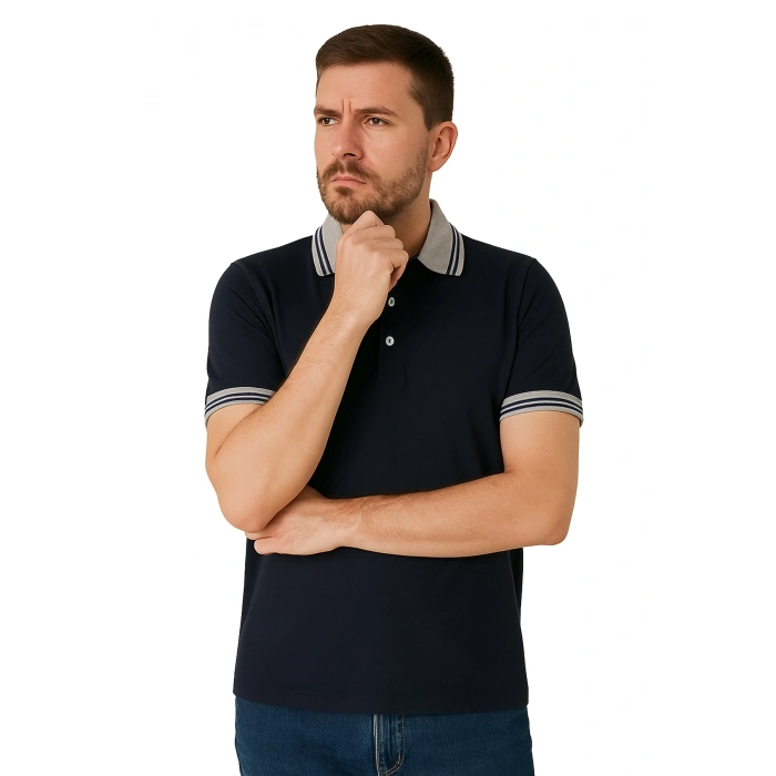 Biloba Polo Yaka T-shirt - Şık, Nefes Alabilir, Pamuklu, Günlük Ve İş Kullanımı İçin