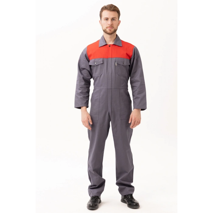 Carica Yazlık Tulum Gri-kırmızı