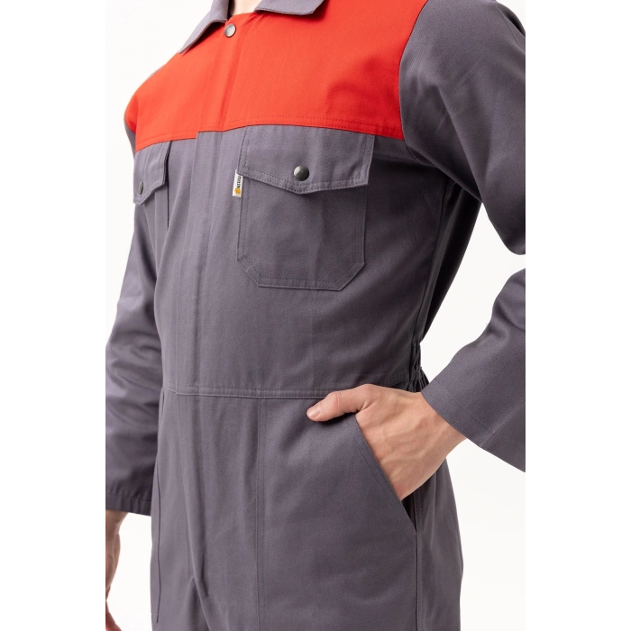 Carica Yazlık Tulum Gri-kırmızı