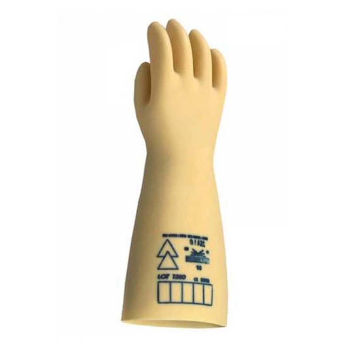 Cl:1 10 Kv İzole Elektrikçi Eldiven Catu Std Yüksek Voltaj Güvenlik Eldiveni