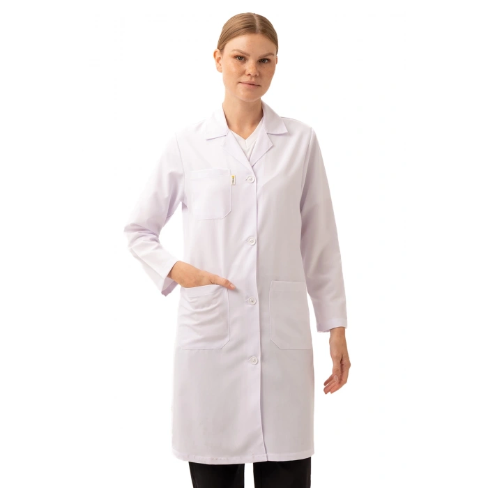 Cordata Kadın Beyaz Doktor Hemşire Laboratuvar Önlüğü Şık Dayanıklı Ve Konforlu