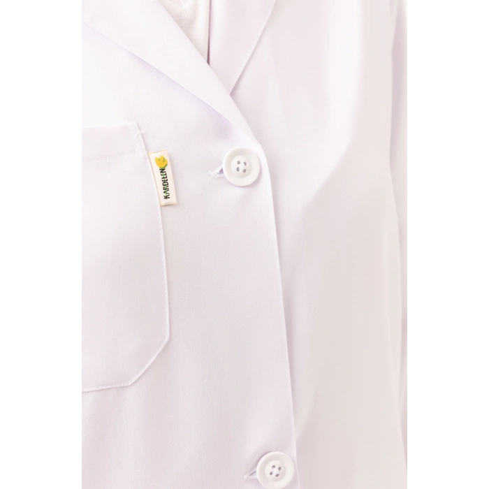 Cordata Kadın Beyaz Doktor Hemşire Laboratuvar Önlüğü Şık Dayanıklı Ve Konforlu