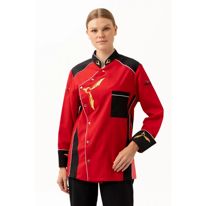 Crenata Şef Aşçı Ceketi - Şık Ve Dayanıklı, Nefes Alabilir, Profesyonel Mutfak Kullanımı İçin