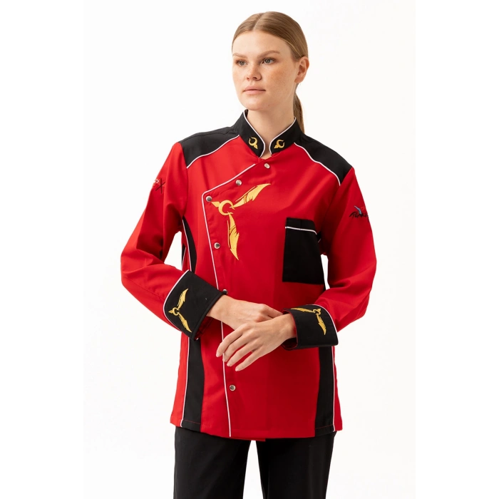 Crenata Şef Aşçı Ceketi - Şık Ve Dayanıklı, Nefes Alabilir, Profesyonel Mutfak Kullanımı İçin