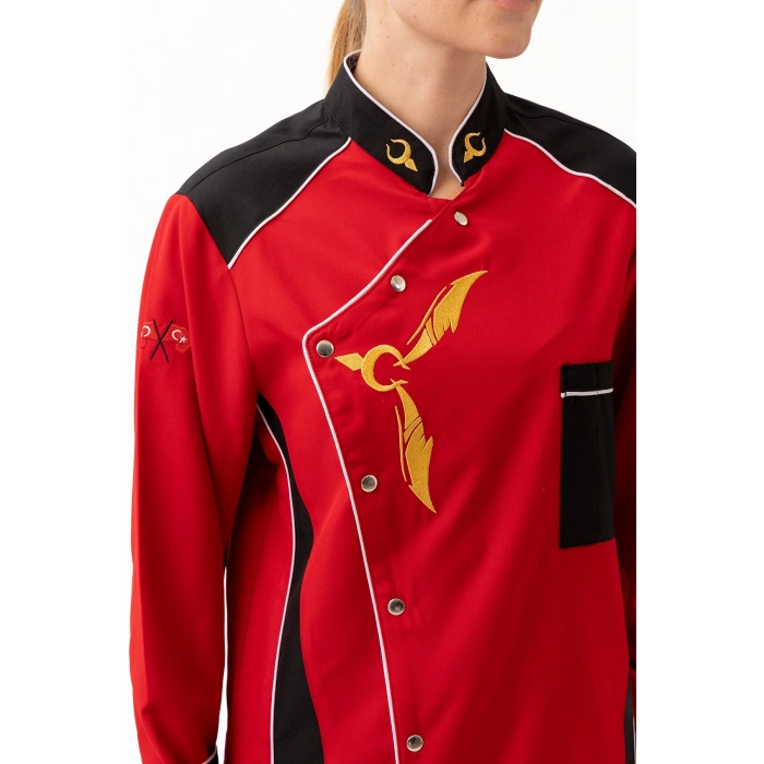 Crenata Şef Aşçı Ceketi - Şık Ve Dayanıklı, Nefes Alabilir, Profesyonel Mutfak Kullanımı İçin