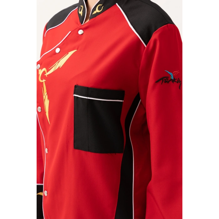 Crenata Şef Aşçı Ceketi - Şık Ve Dayanıklı, Nefes Alabilir, Profesyonel Mutfak Kullanımı İçin